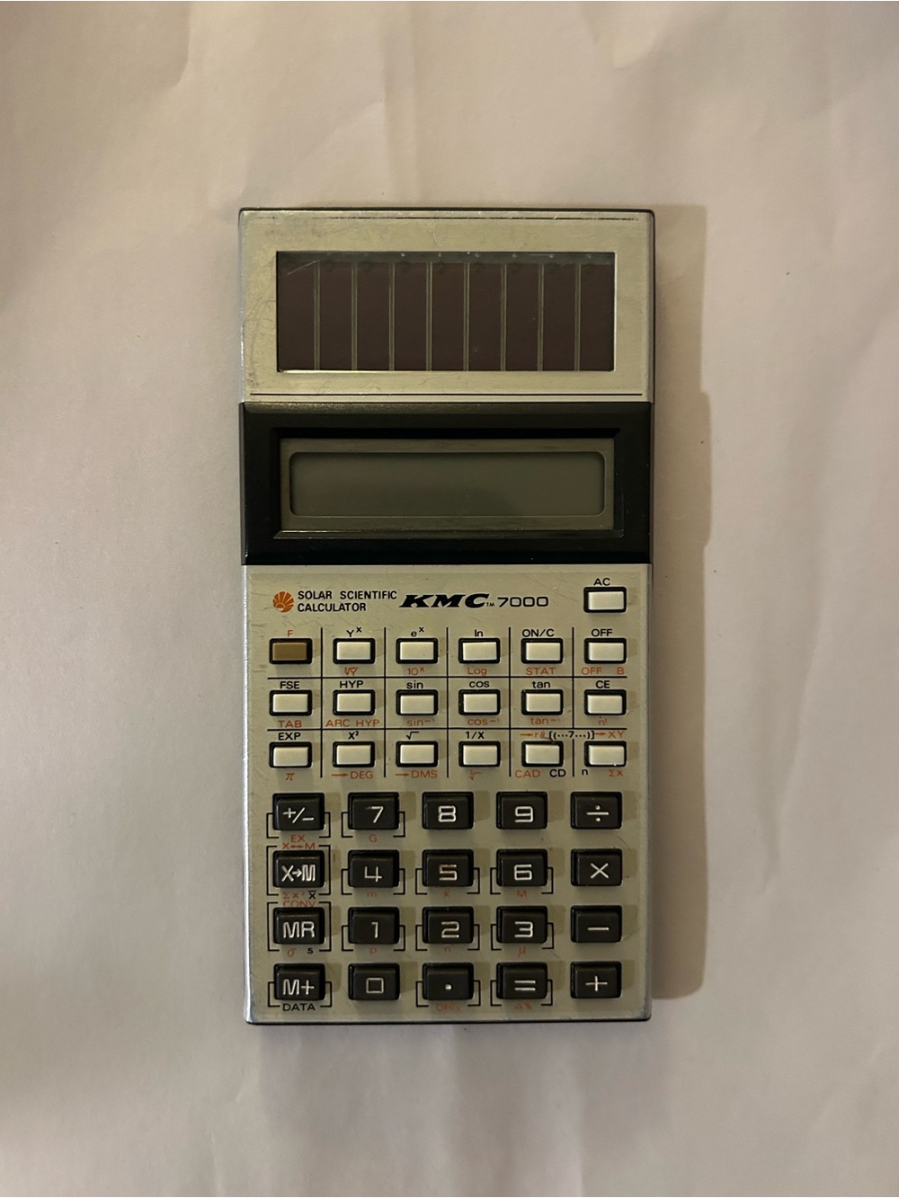 Vintage: KMC 7000 Solar Scientific Calculator